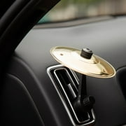 Car Cymbal Air Vent, Car Crash Cymbal Symbol Drum, Universal Sound Effect Horn Make Your Driving More Fun,Easy Installation And Rugged,Suitable For All Types Of Vehicles(Golden)